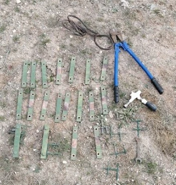 Cezaevinden çıktı, hırsızlık yaparken yakalandı